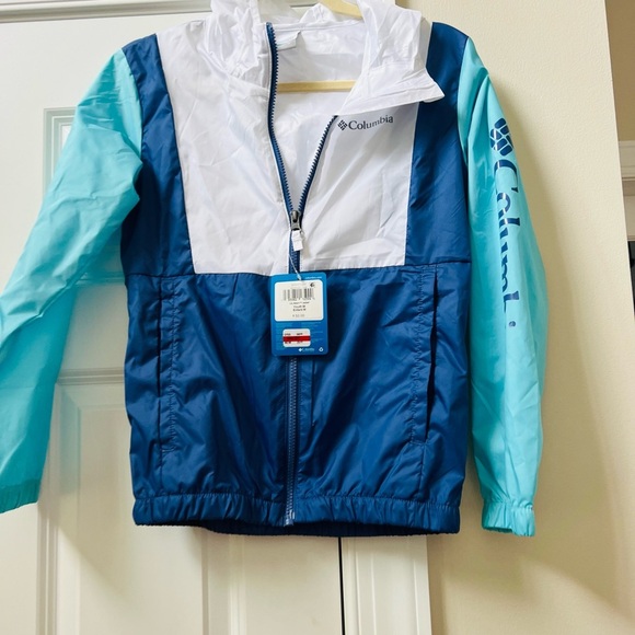 Columbia Two-Tone Blue and White Jacket - Picture 8 of 8